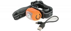 Mercury 410.351 ABS Body Rugged and Lightweight Rechargeable 1W LED Headlight