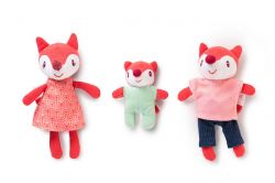 Alice Fox Family Soft Toy Carry Case - Lilliputiens
