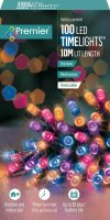 Premier Decorations Timelights B/O Multi-Action 100LED - Rainbow