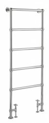 Bayswater Juliet Floor Mounted 1549 x 598mm Chrome Towel Rail