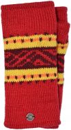 V' band - pure wool wristwarmer - red