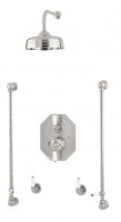 Perrin & Rowe Traditional Shower Set 5 with 5" Shower Rose