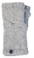 NAYA - pure wool - cable twist - wristwarmer - pale natural