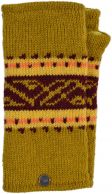 V' band - pure wool wristwarmer - mustard