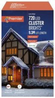 Premier Decorations ClusterBrights Multi-Action 720 LED with Green Cable - Multicoloured