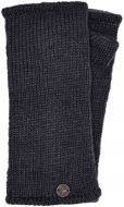 Fleece lined wristwarmer - Plain - Smoke