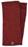 Fleece lined - Wristwarmers - heather mix -  Rust