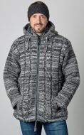 ultrawarm - detachable hood - cable jacket - Grey