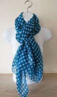 Blue & White Ladies Scarf - Gift Envy - Free Gift Bag