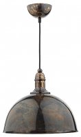 Dar Yoko 1 Light Pendant Mottled Bronze