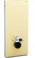 Geberit Monolith Sand Glass 114cm Sanitary Module For Floor Standing WC with Straight Connector