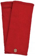 Fleece lined wristwarmer - Plain - Red