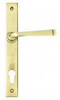 Aged Brass Avon Slimline Lever Espag. Lock Set
