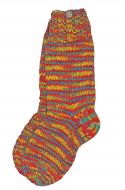 Pure wool - hand knit socks - Black Yak Electric