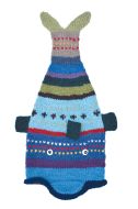 Pure Wool Hand knit - short tailed fish - Patterned 1