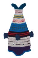 Pure Wool Hand knit - short tailed fish - Patterned 2