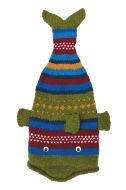 Pure Wool Hand knit - short tailed fish - Patterned 3