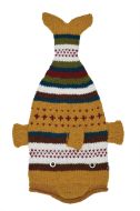Pure Wool Hand knit - short tailed fish - Patterned 7