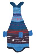 Pure Wool Hand knit - short tailed fish - Patterned 8