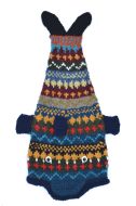 Pure Wool Hand knit - short tailed fish - Patterned 11