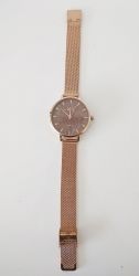 ETON Ladies Watch Metal Mesh Strap Rose Gold & Mocha - 3304LM-M