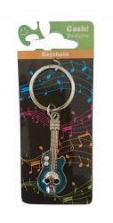 Guitar Metal Keyring - Set of 6 - All Colours