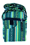 Small Full Gheri Flap Bag - Green