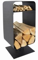 Manor Reproductions Nordic Log Holder - Black