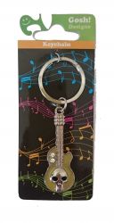 Guitar Metal Keyring - Set of 6 - All Colours