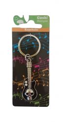 Guitar Metal Keyring - Set of 6 - All Colours
