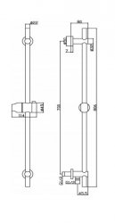 Marflow Savini 1 Outlet Concealed Thermostatic Shower Valve (SAV7600K2)