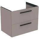 Ideal Standard i.life B Wall Hung 80cm 2 Drawer Matt Greige Vanity Unit