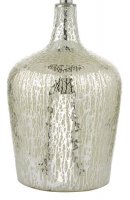 Dar Lolek Table Lamp Silver Glass with Shade