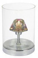 Decade Dichroic Glass Touch Table Lamp