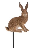 Vivid Arts Sitting Hare - Plant Pal - Lifelike Garden Ornament Gift