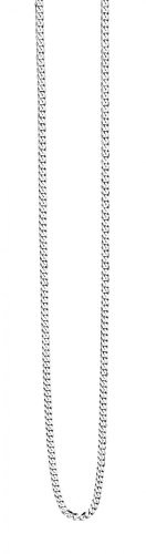 Fred Bennett Stainless Steel Diamond Cut Curb 55cm Necklet