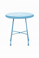 Monaco Blue 3pc Egg Chair Set