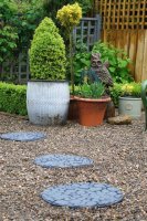 Primeur Stepping Stone River Rock 45 x 45 x 2cm - Grey
