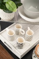 Siip Fundamental Geo Espresso Mug Black Stripe