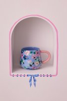 Cath Kidston Painted Pansies Blue Twisted Handle Billie