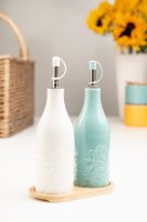 Catherine Lansfield Inga Oil & Vinegar Bottle Set of 2