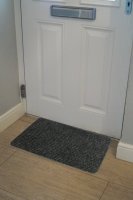 Groundsman Basic Ribbed Indoor Mat 40 x 60cm - Anthracite