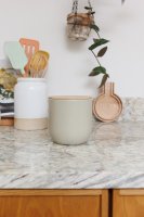 KitchenCraft Idilica Storage Canister 1lt - Putty