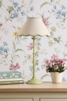 Laura Ashley Cordwell Table Lamp Matt Green with Shade