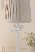 Laura Ashley Eleni Table Lamp Matt White with Shade