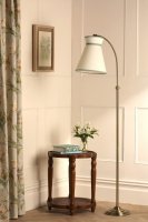Laura Ashley Dearham Floor Lamp Antique Brass with Shade