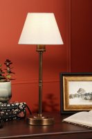 Laura Ashley Denston Table Lamp Antique Bronze with Shade