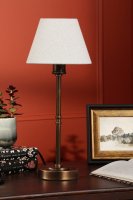 Laura Ashley Denston Table Lamp Antique Bronze with Shade