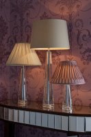 Laura Ashley Blake Large Table Lamp Crystal Polished Chrome Base Only