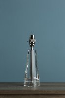 Laura Ashley Blake Small Table Lamp Crystal Polished Chrome Base Only